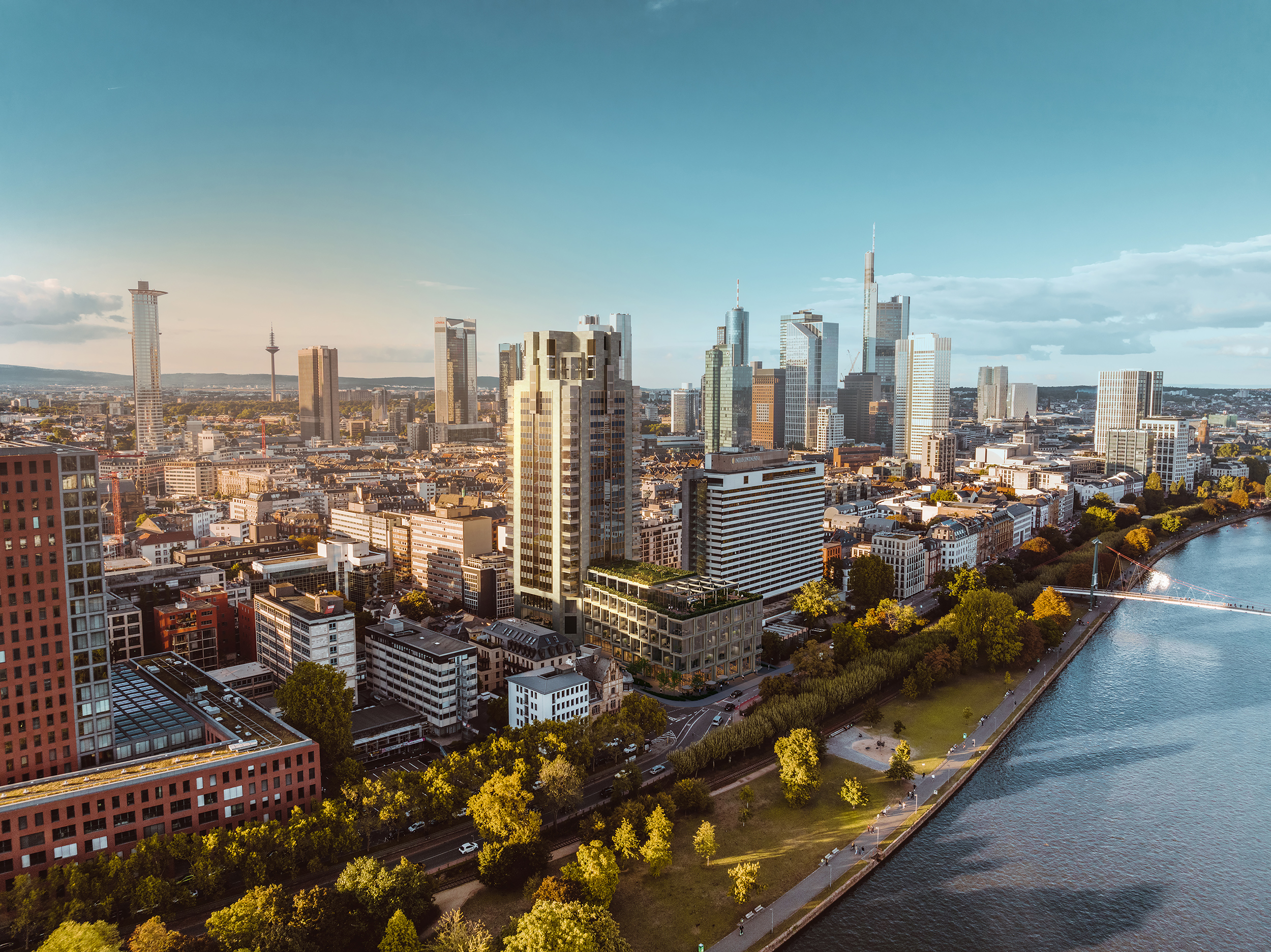 Visualisierung des Bauprojekts KAIA in Frankfurt am Main